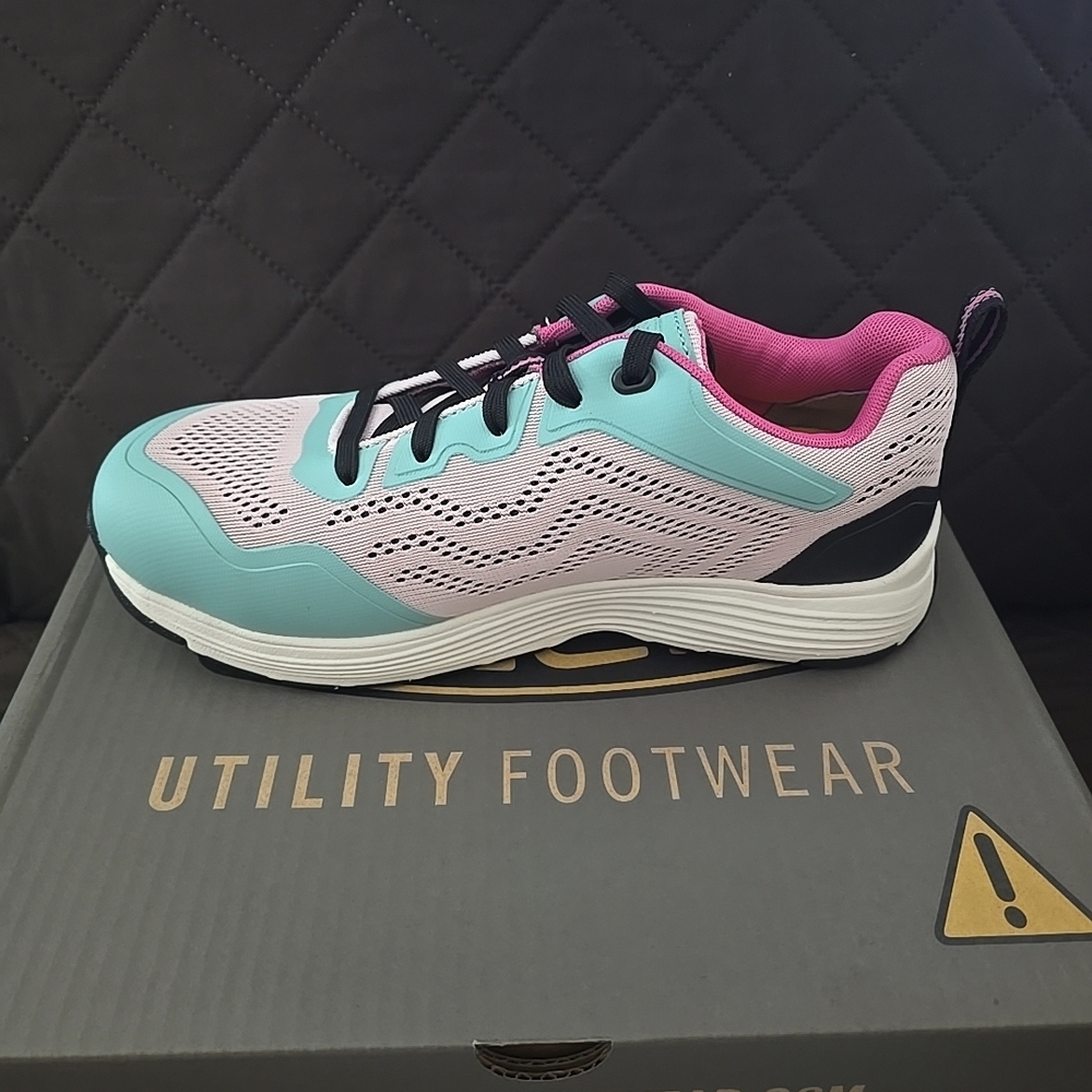 Keen Women's Sparta 2 Turquoise and Pink Aluminum Toe Shoes 8 NWT - Picture 6 of 7
